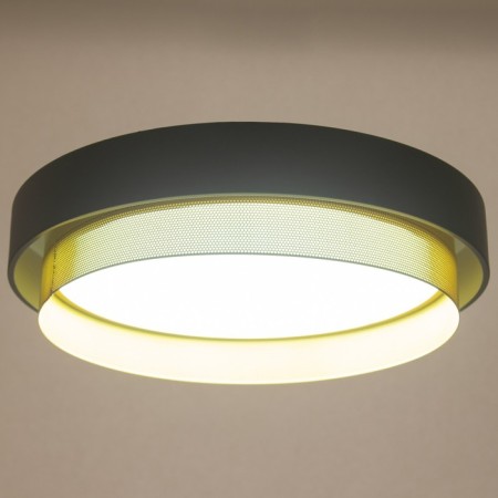 Luer with PDU "REGO" LED 120W 3000-6000K Black-gold 50x50x10 cm Bayerlux-2
