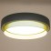 Luer with PDU "REGO" LED 120W 3000-6000K Black-gold 50x50x10 cm Bayerlux