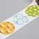 Stick Paper "Flower Polyka" d = 2.5 cm 500 pcs in a roll 3x5x5 cm