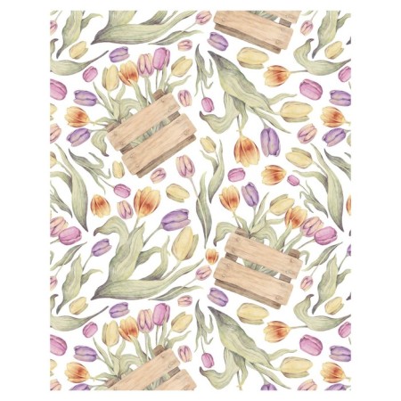 Pillow Golk "Tulips as a gift, decorative, size 16x45 cm-1