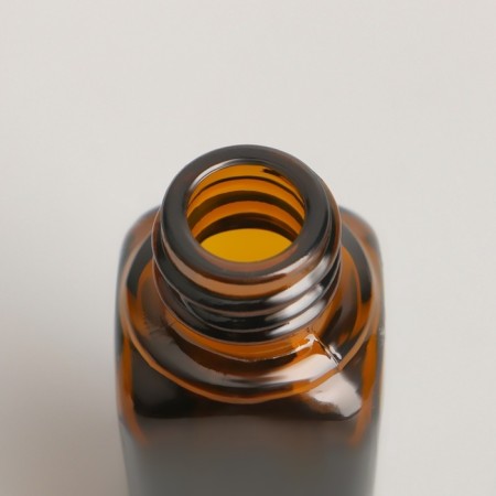 A bottle for storage, with a pipette, 10 ml, brown/gold color-4