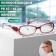 Ready glasses east 8852, burgundy color, bending pipe, +5