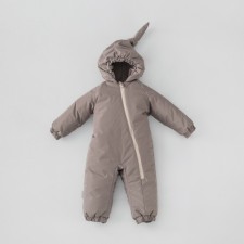 Комбинезон детский демисезонный открытый KinDerLitto «Гномич-2», рост 74-80 см, цвет шоколад