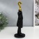 Polystone souvenir "Man - A question mark" Black with gold 33x10x10 cm