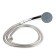 Bath mixer RMS SL71-143, two-wound, long spout, shower watering can and hose, chrome