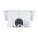Hax Homsair Bell 60, Outnaya, 650 m3/h, 3 speeds, 60 cm, white