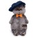 Soft toy "Basik in jeans cap", 22 cm