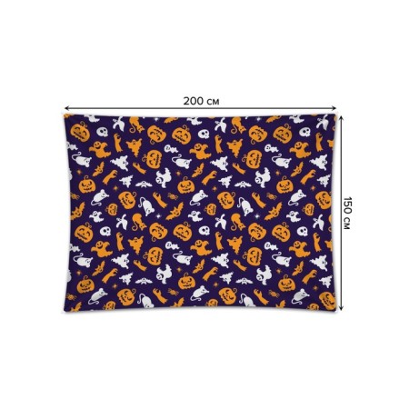 Decorative panel with photo printing "Halloweena Vying", horizontal, size 150x200 cm-1