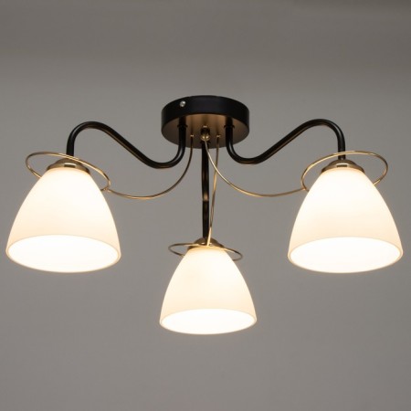 Aliseo chandelier 3x60W E27 Black-Zoloto 54x54x24 cm Bayerlux-2