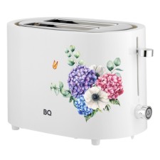 Toster BQ T1003, 1000 W, 2 toasts, 6 modes, white
