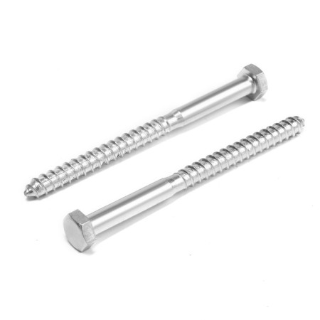 Tundra bolt, capercaillie, plumbing, Din571, M12x160 mm, 4.8 - 5 kg
