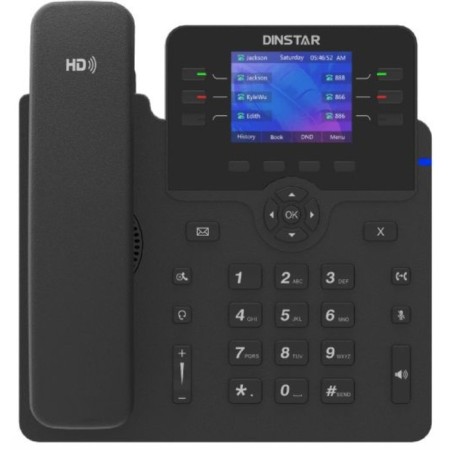 Phone IP Dinstar C63GP, black
