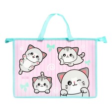 Folder with A4 handles, 335 x 235 x 55 mm, plastic, pens, calligrata 