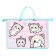 Folder with A4 handles, 335 x 235 x 55 mm, plastic, pens, calligrata "cats"