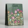 Gift package laminated, packaging, "flowers", s 12 x 15 x 5.5 cm