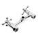 Shower mixer ARCO A5507, two -wound, chrome