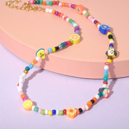 Beads "chosen" fruit mix, color, 38 cm