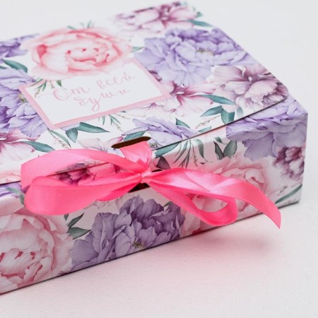 Gift box, packaging, “with all my heart”, 16.5 x 12.5 x 5 cm, without tape-3