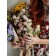 Artificial flower "Luga clove", height 75 cm, light yellow color