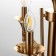 Trong chandelier 6x40W E14 Brass 58x58x61 cm Bayerlux