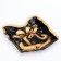 Plates in the form of a gift "Golden Snake", 15.1 x 17.3 cm