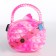 Bag's bag with lightning, pink color