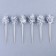 Skewer for Canapes "Fluff", in a set of 6 pieces, color silver