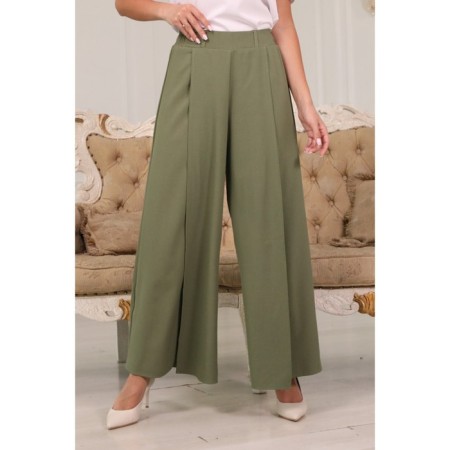 Women's pants, size 42, khaki color-11