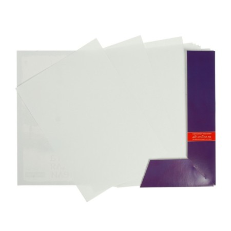 A5 watercolor paper, 20 sheets "Professional series", block 200 g/m2, mix-2