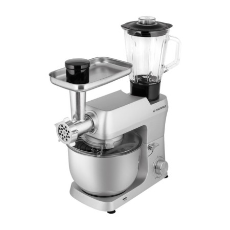 Mixer Maunfeld MF-421S Pro, 1500 W, 6.2 l, 6 speeds, stainless steel-1