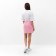 Women's skirt with a cut Mist p. 42, pink/white