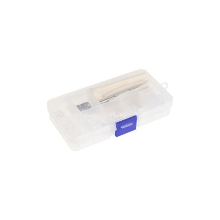 A set of tools for repairing glasses screwdriver, tweezers, screws, rogues 70 pcs.-5