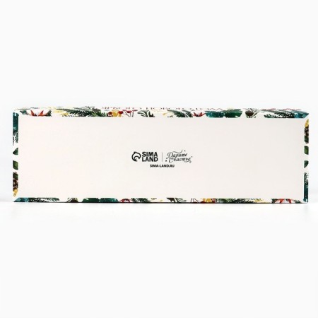 Box for Musser cakes "Bright New Year", 27 x 8.6 x 6.5 cm, New Year-4