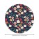 Tables on the table “Flower Field”, round, oxford, elastic band, size 140x140 cm, diameter 105-120 cm