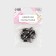Tip for a cord, d = 3 mm, 14 × 7 mm, 10 pcs, black nickel color