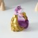 Piglite Polystone "Snake on the horseshoe" 8x7x11 cm
