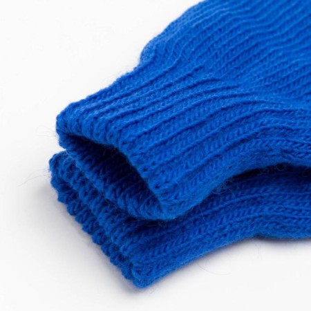 Double children's mittens, blue color, size 10 (0-3 years)-2