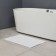 Savanna bath rug, polyester, 80 × 50 cm, milk color
