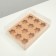 Box for 12 cupcakes, craft, 34.7 × 26.3 × 10 cm