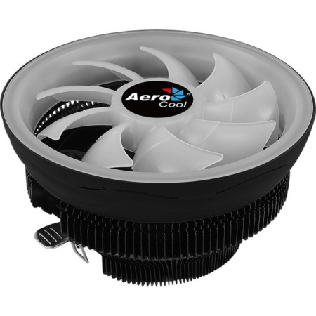 Cooler Aerocool Core Plus, SOC-am4/1151/1200, 4-PIN, 15-25DB, Al, 110W, 305 gr, LED, RET-1