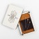 Magnetic needle "Ornament No. 1", 8 × 5.5 cm, beige color