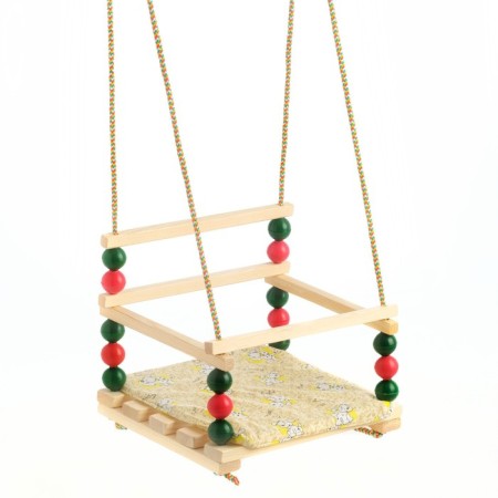 Suspended armchair for a playing site with a soft seat, "breeze", seat 34x28 cm-8