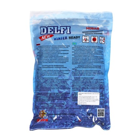 Bait winter -moisturized delfi Ice Ready, crucian carp, garlic, brown, 500 g-1