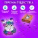 Figure wooden puzzle Fabulous rabbit, size 17x27 cm, 118 parts