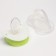 Orthodontic dummy nipple, silicone, from 0 months, with a cap, "cat"