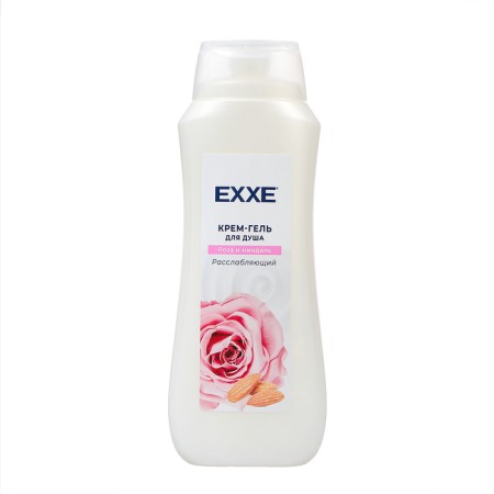Cream-gel shower exxe relaxing, rose and almonds, 400 ml