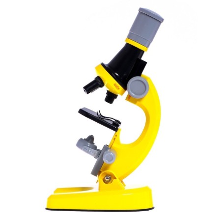 Children's microscope "Young botanist" The frequency of x100, x400, x1200, yellow, backlight-3