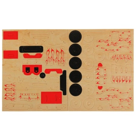 Wooden designer "SUV", 40 parts-1