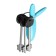 Furniture hook CAPPIO Rabbit, two -rod, blue