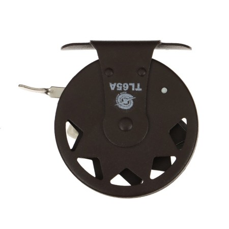 Inertial coil, metal, 2 bearings, diameter 6.5 cm, dark brown color, TL65A-4